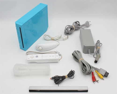 Nintendo Wii Console - Blue - RVL-101 - SNR KEH501658366 (B Grade) (Used)